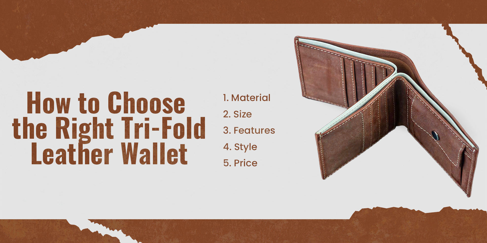 How to Choose the Right Tri-Fold Leather Wallet