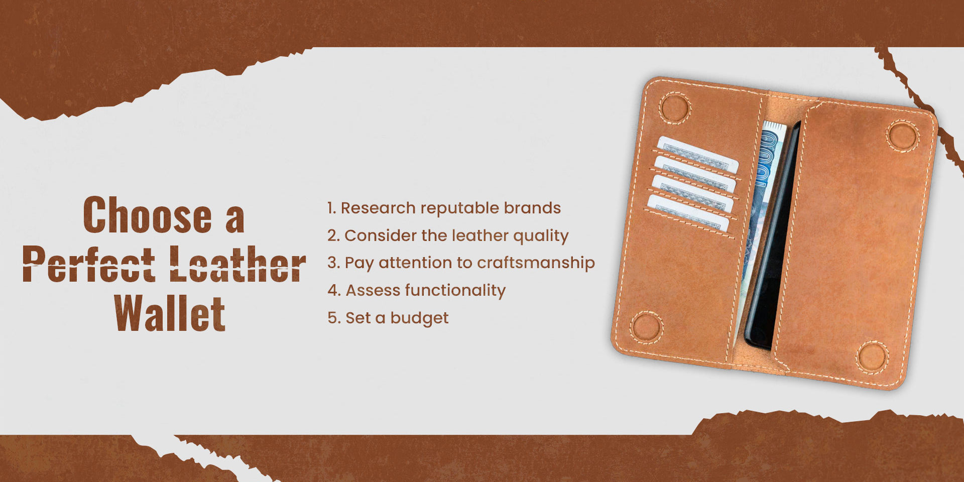 5 Tips to Choose a Perfect Leather Wallet Brand for Your New Wallet