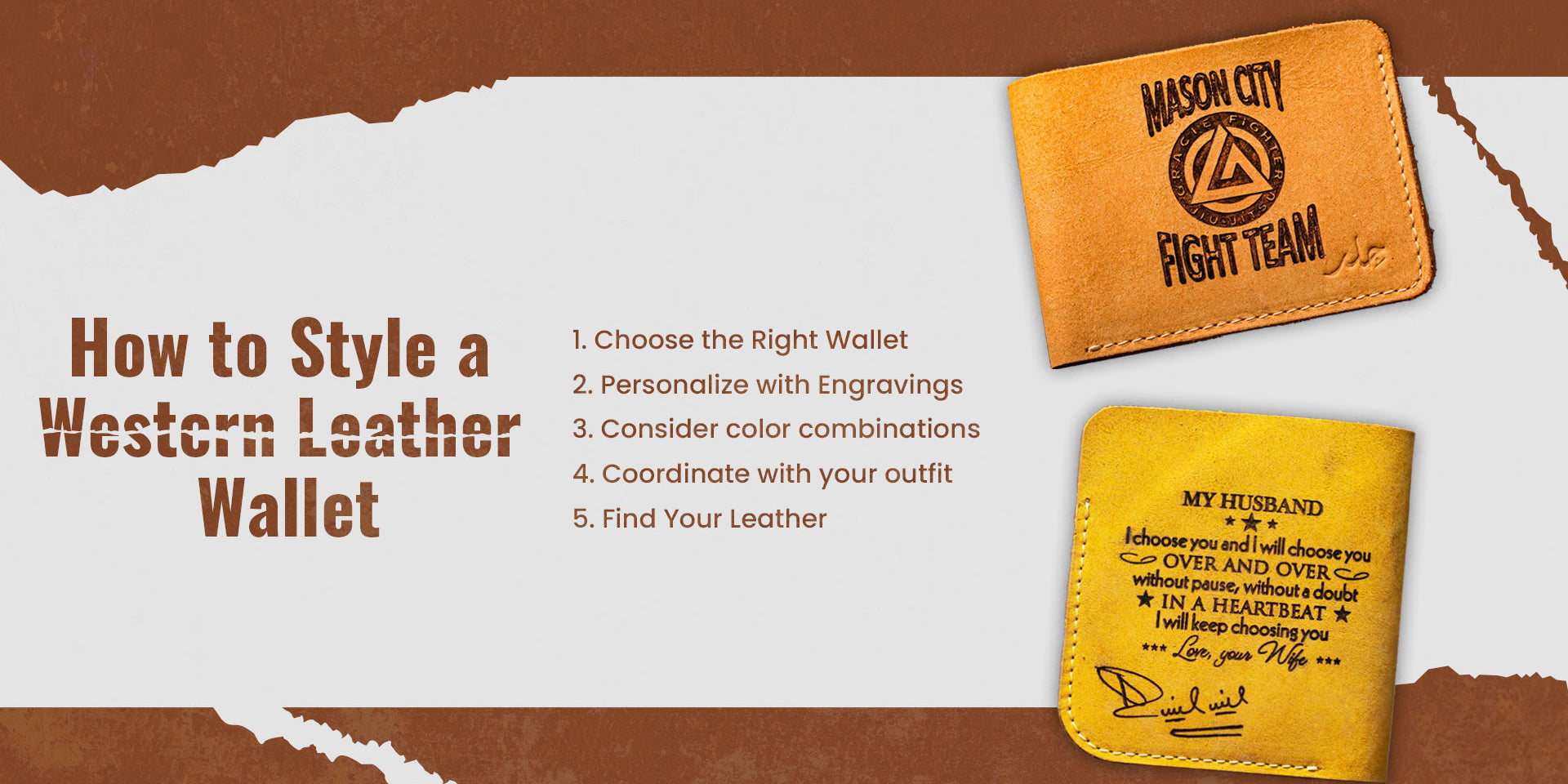 How to Style a Western Leather Wallet?