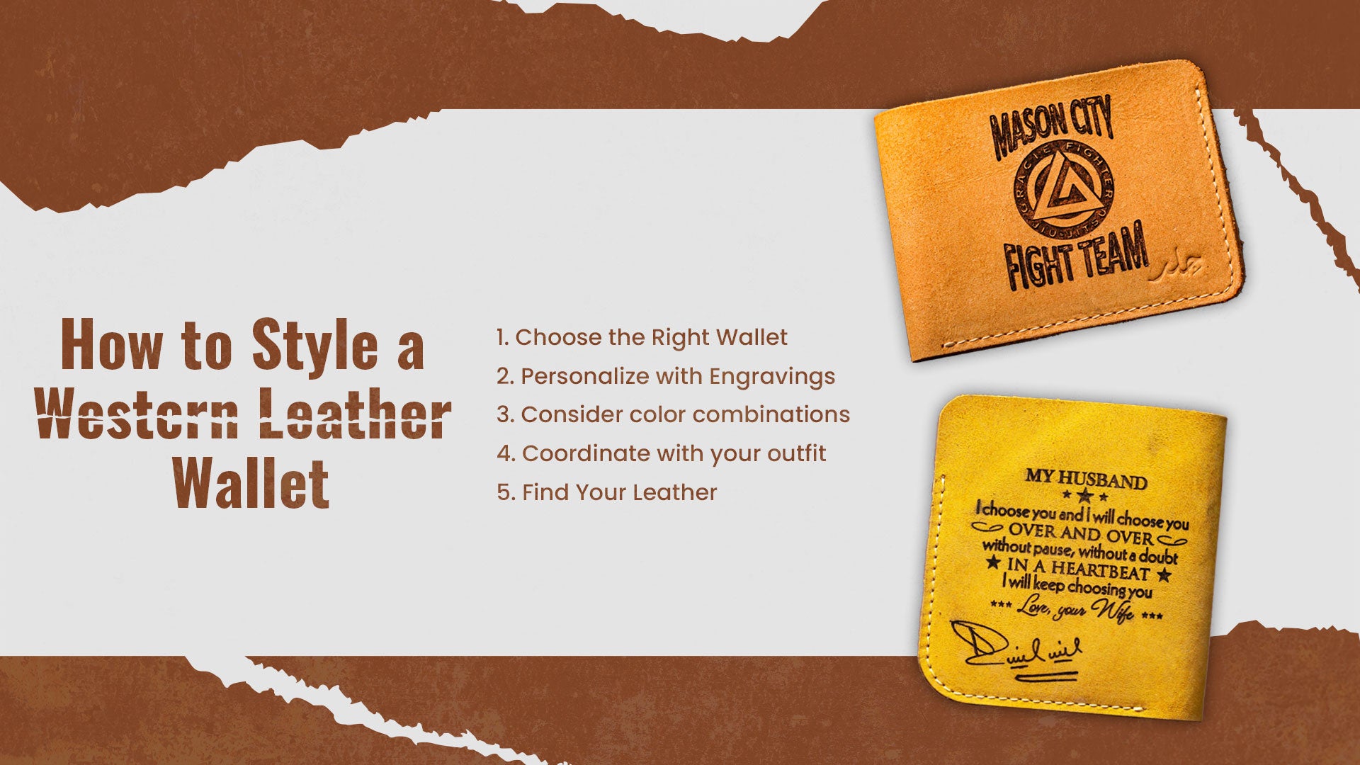 How to Style a Western Leather Wallet?