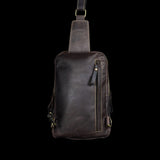Crosser Vertical Leather Crossbody Bag