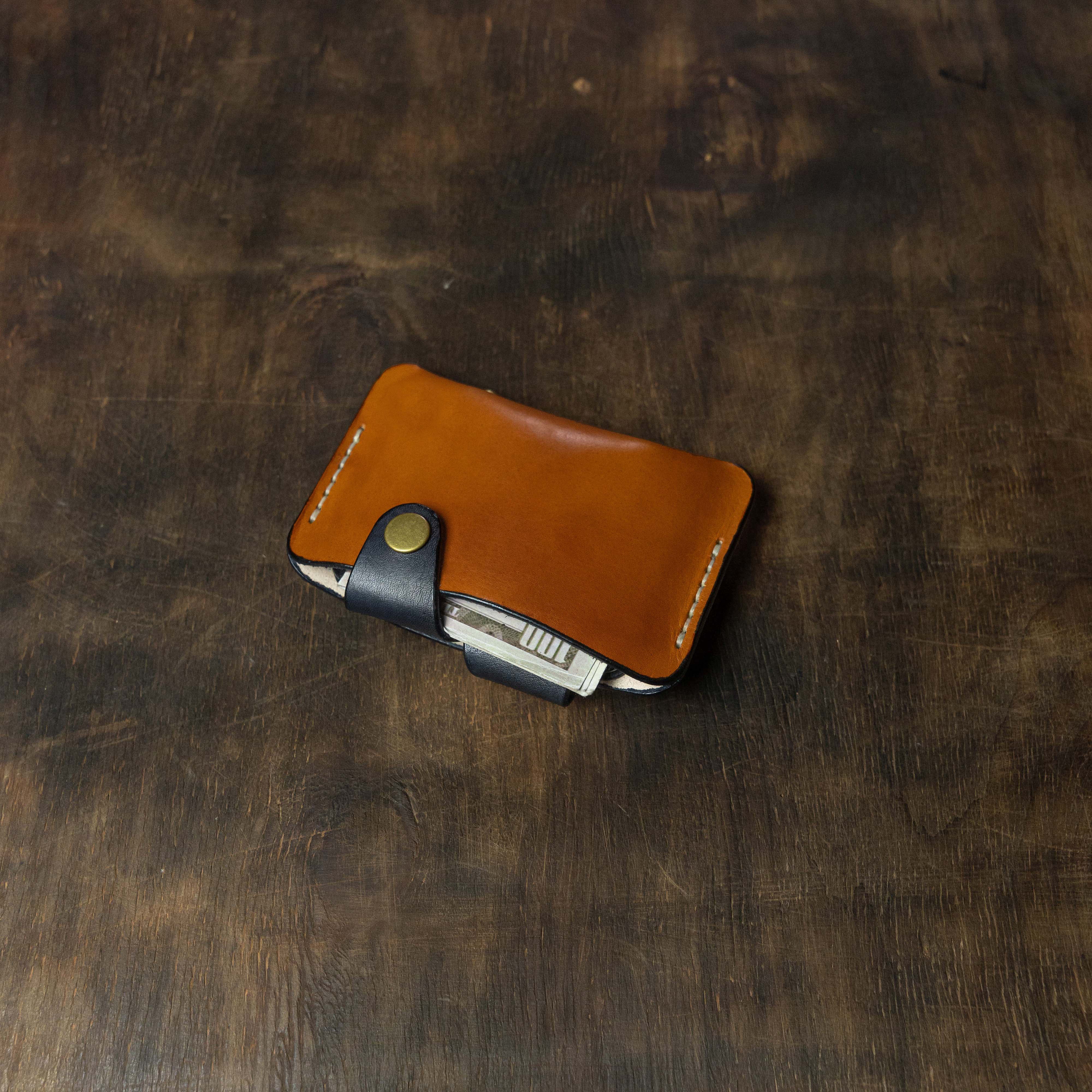 Card Button Closure Horizontal Double Button Closure