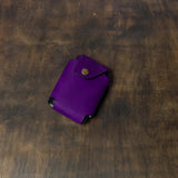Card Button Closure Stitchless Wallet