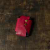 Card Button Closure Stitchless Wallet