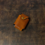 Card Button Closure Stitchless Wallet