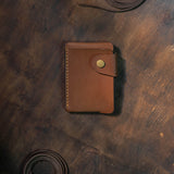 Card Button Closure Vertical Button Closure