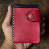 Card Button Closure Vertical Button Closure