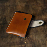 Card Button Closure Vertical Button Closure