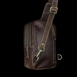 Crosser Vertical Leather Crossbody Bag