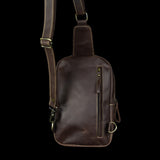 Crosser Vertical Leather Crossbody Bag