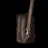 Crosser Vertical Leather Crossbody Bag