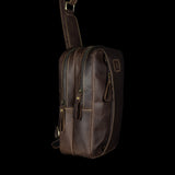 Crosser Vertical Leather Crossbody Bag