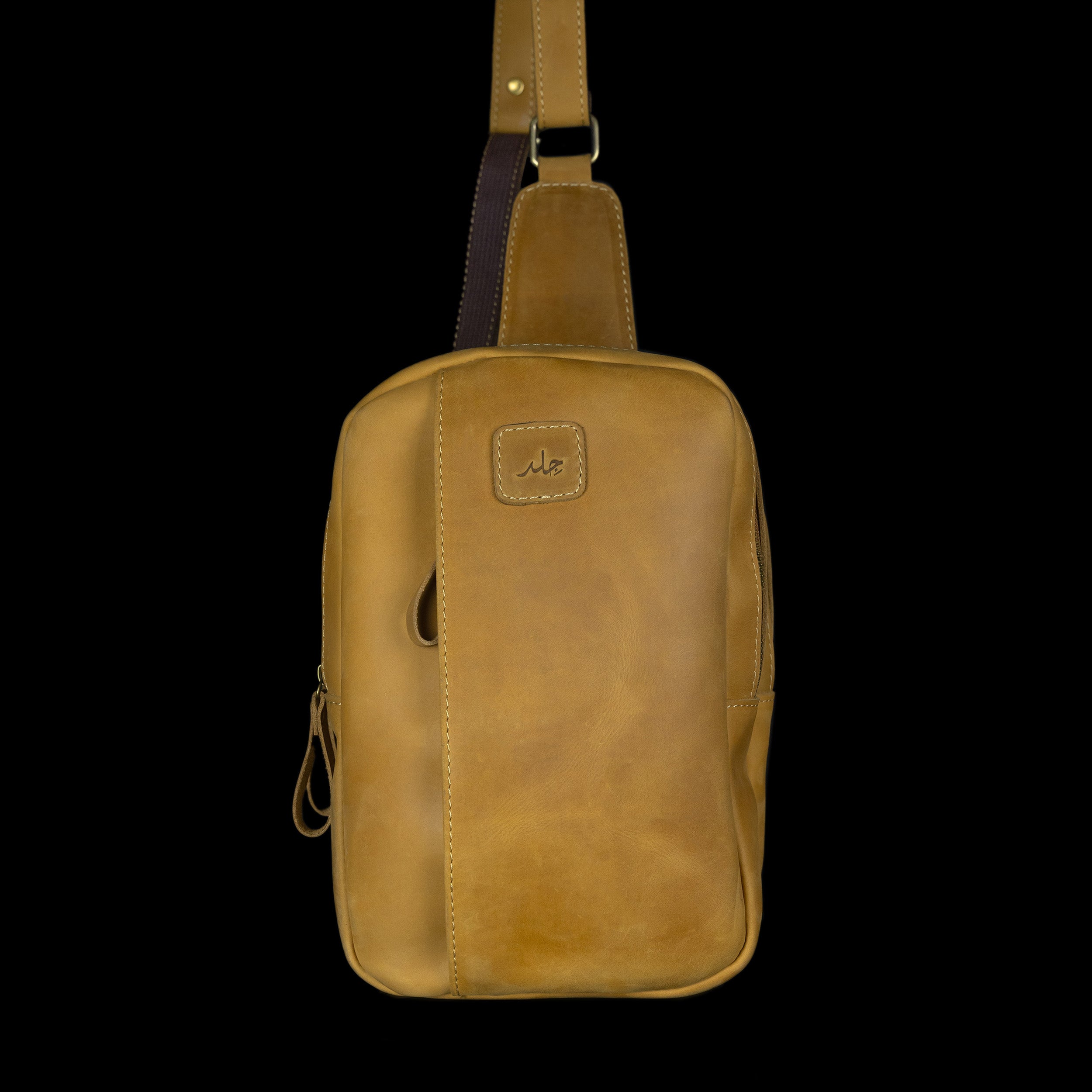 Crosser Vertical Leather Crossbody Bag