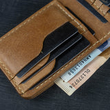 Traditional Bifold Men Wallet 8 Pockets