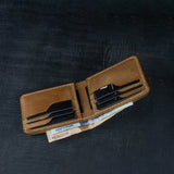 Traditional Bifold Men Wallet 8 Pockets