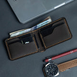 Traditional Bifold Handmade Leather Wallet