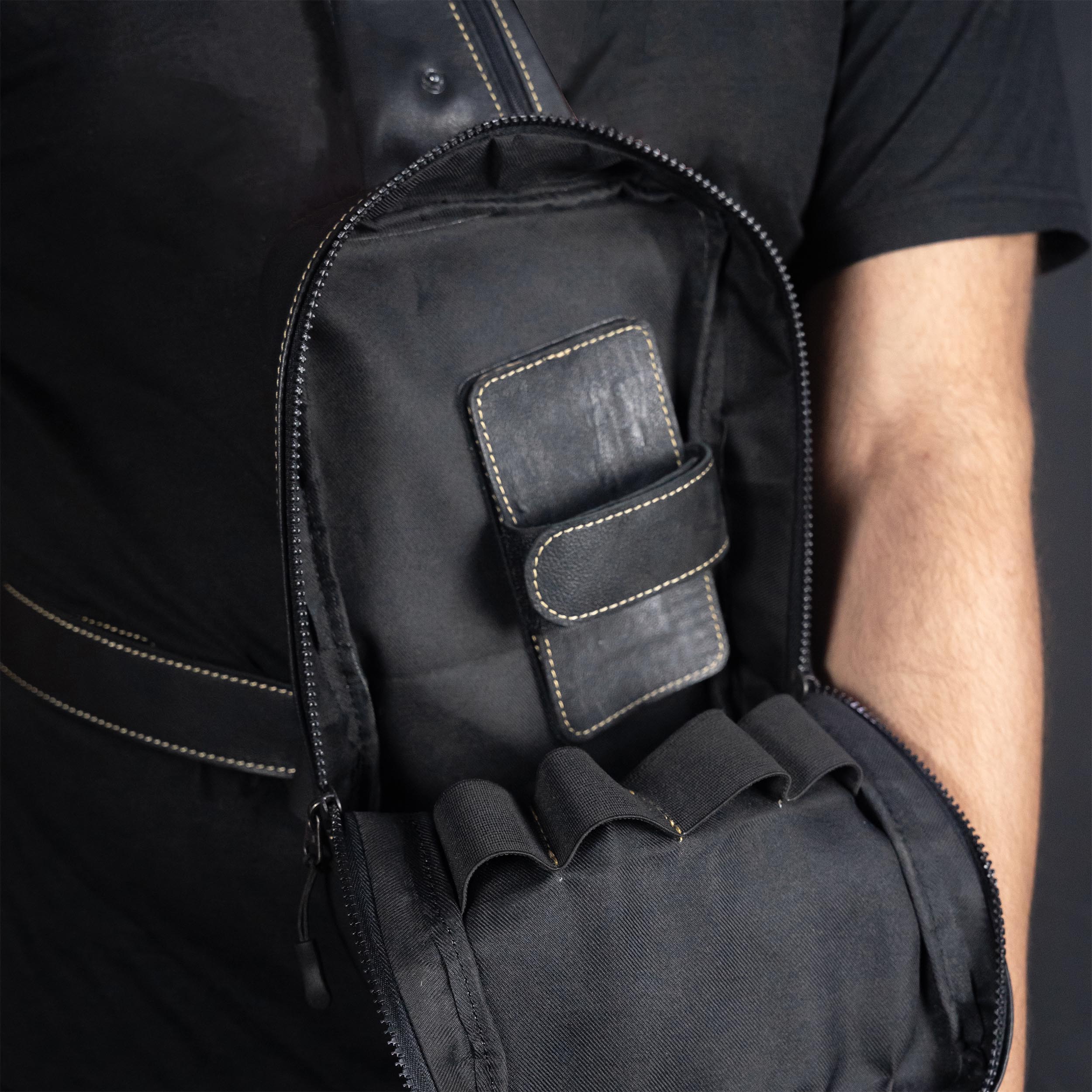 ccw leather sling purse backpack CCW Sling Bag
