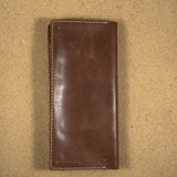 Leather Cheque Book Cover - FLO