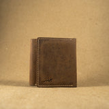 Stonk - Trifold Leather Wallet - FLO