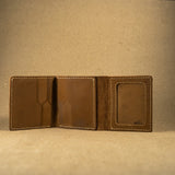 Stonk - Trifold Leather Wallet - FLO