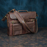 Contractor - Leather Office Bag
