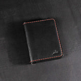Futuristic Handmade Leather Card Wallet