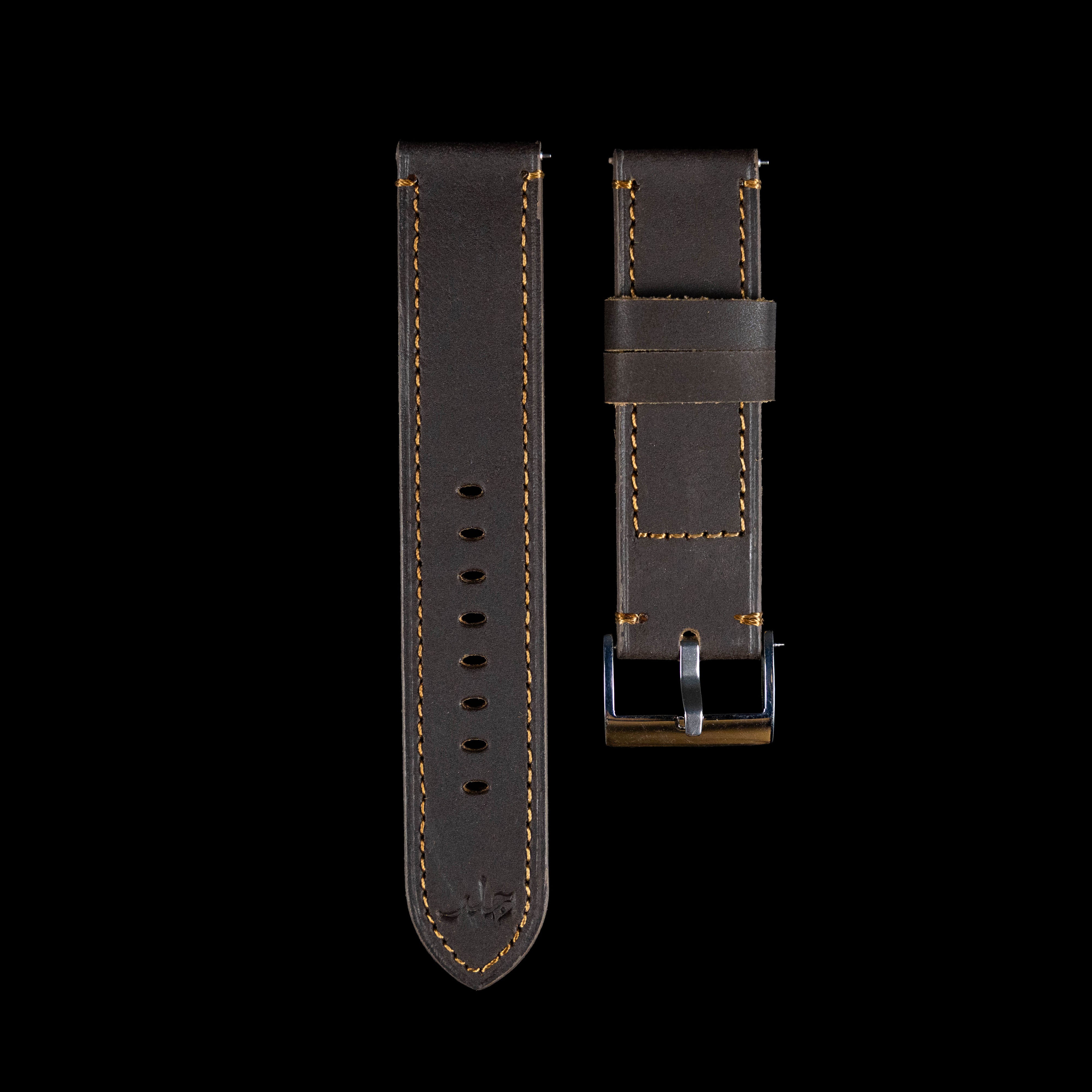 Smartwatch 22mm Strap - Leather Watch Band