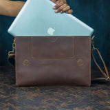 Laptag 16" - Leather Laptop Bag