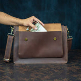 Laptag 16" - Leather Laptop Bag