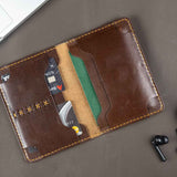 Premium Handmade Leather Passport Holder