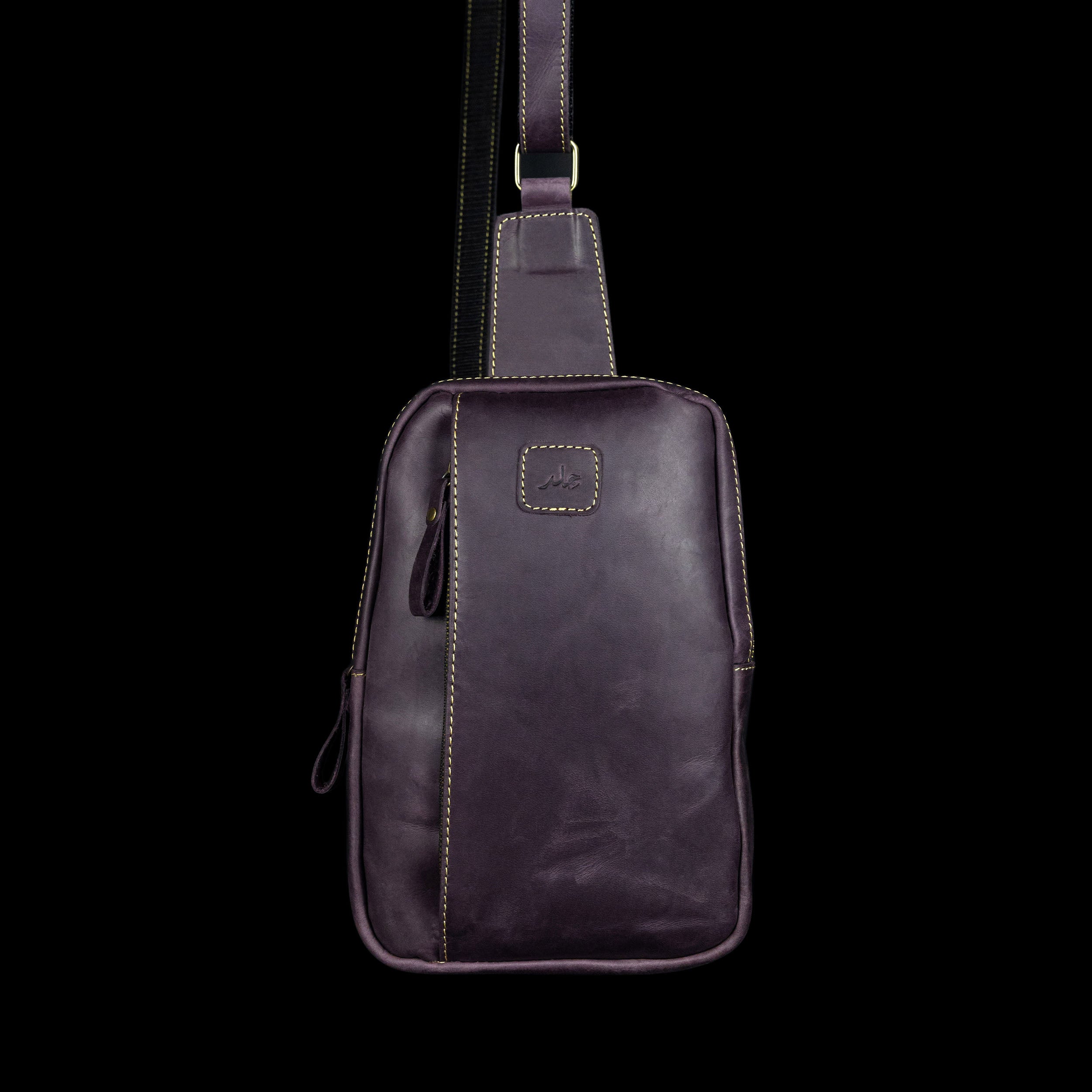Crosser Vertical Leather Crossbody Bag