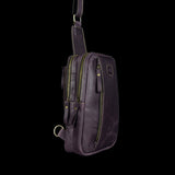 Crosser Vertical Leather Crossbody Bag