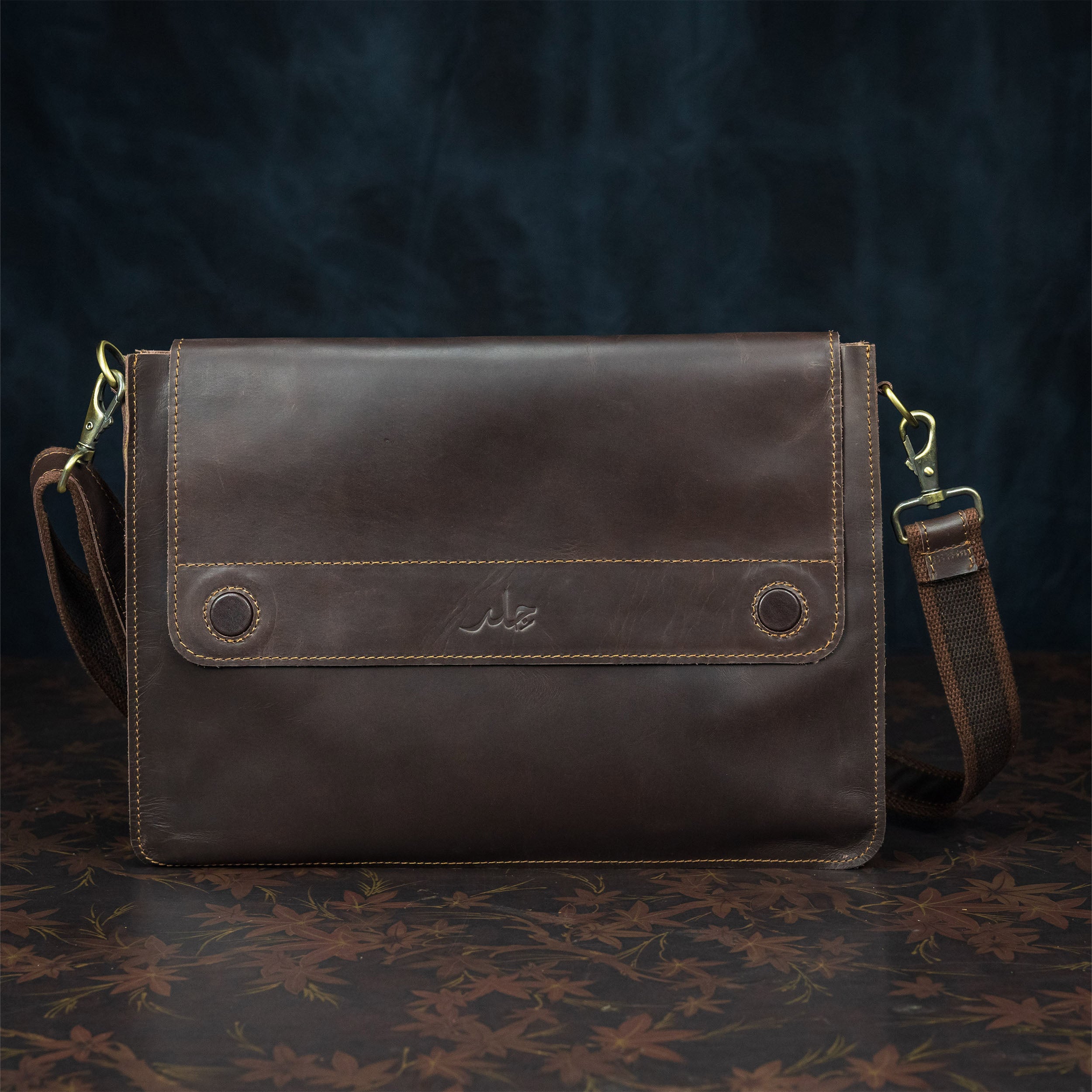 Laptag 16" - Leather Laptop Bag