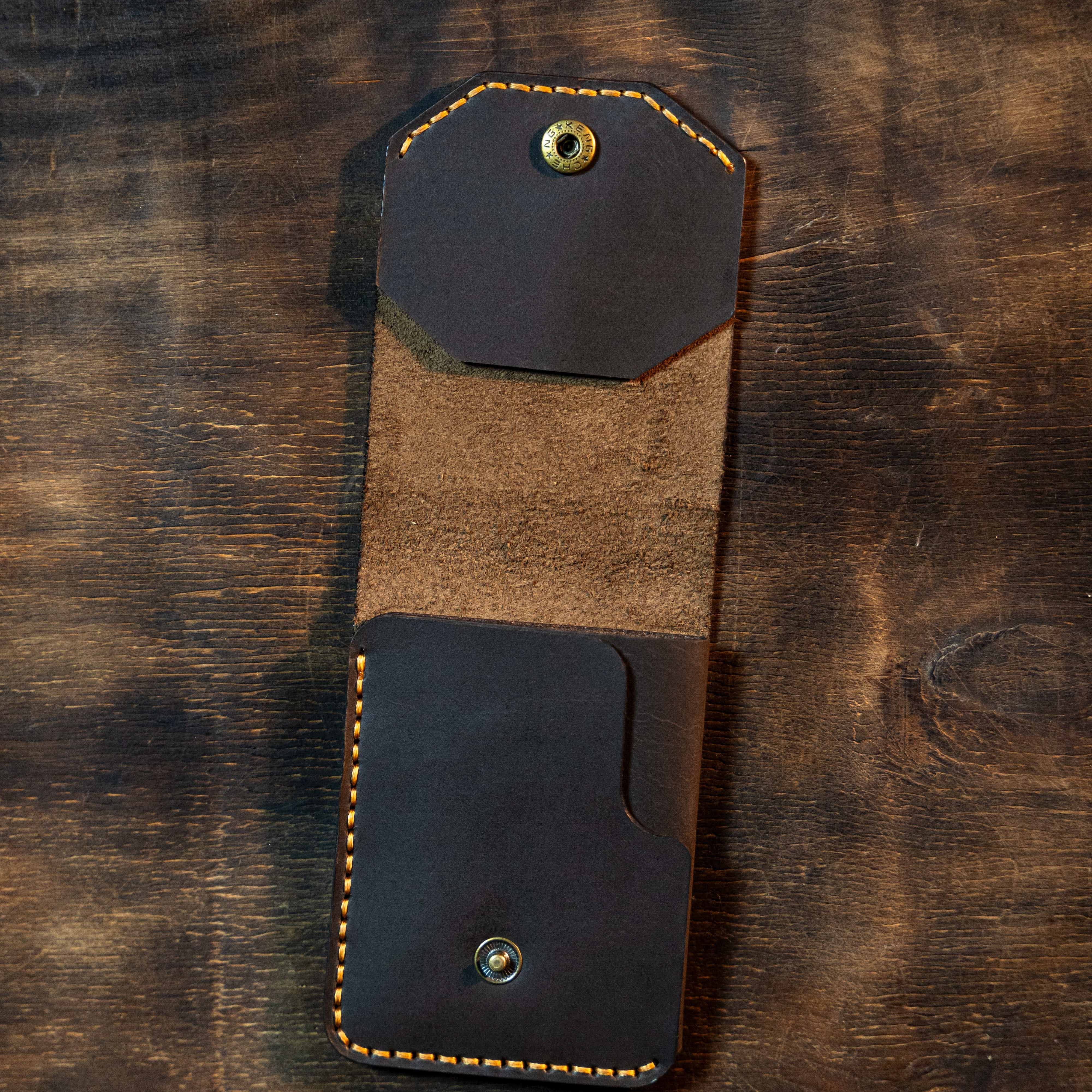 Flap Wallet Leather Wallet