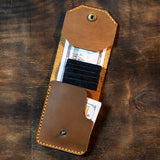 Flap Wallet Leather Wallet