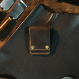 Flap Wallet Flat Cash Button Lock Flap Wallet