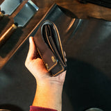 Flap Wallet Flat Cash Button Lock Flap Wallet