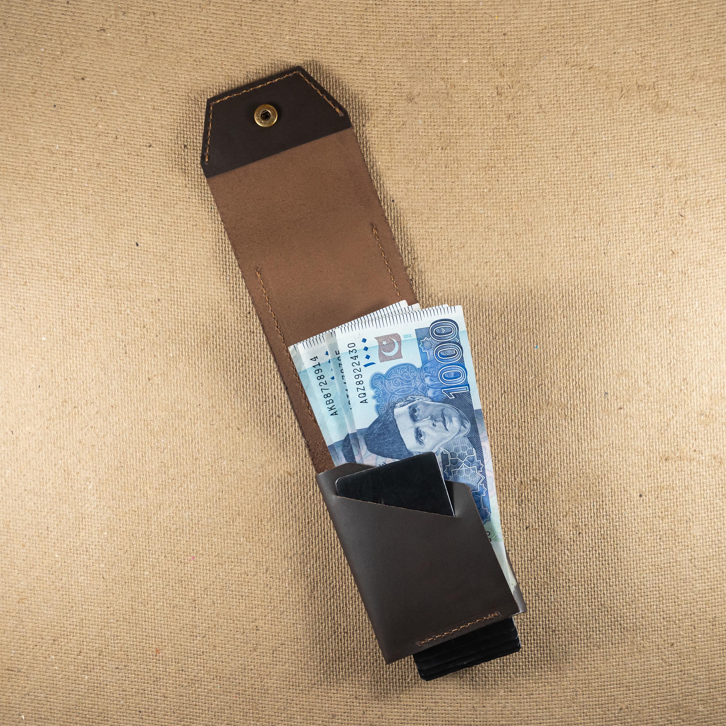 Flap V3 Leather Card Wallet