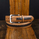 Mini Braid - Hand Made Men's Leather Belt