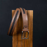 Mini Braid - Hand Made Men's Leather Belt