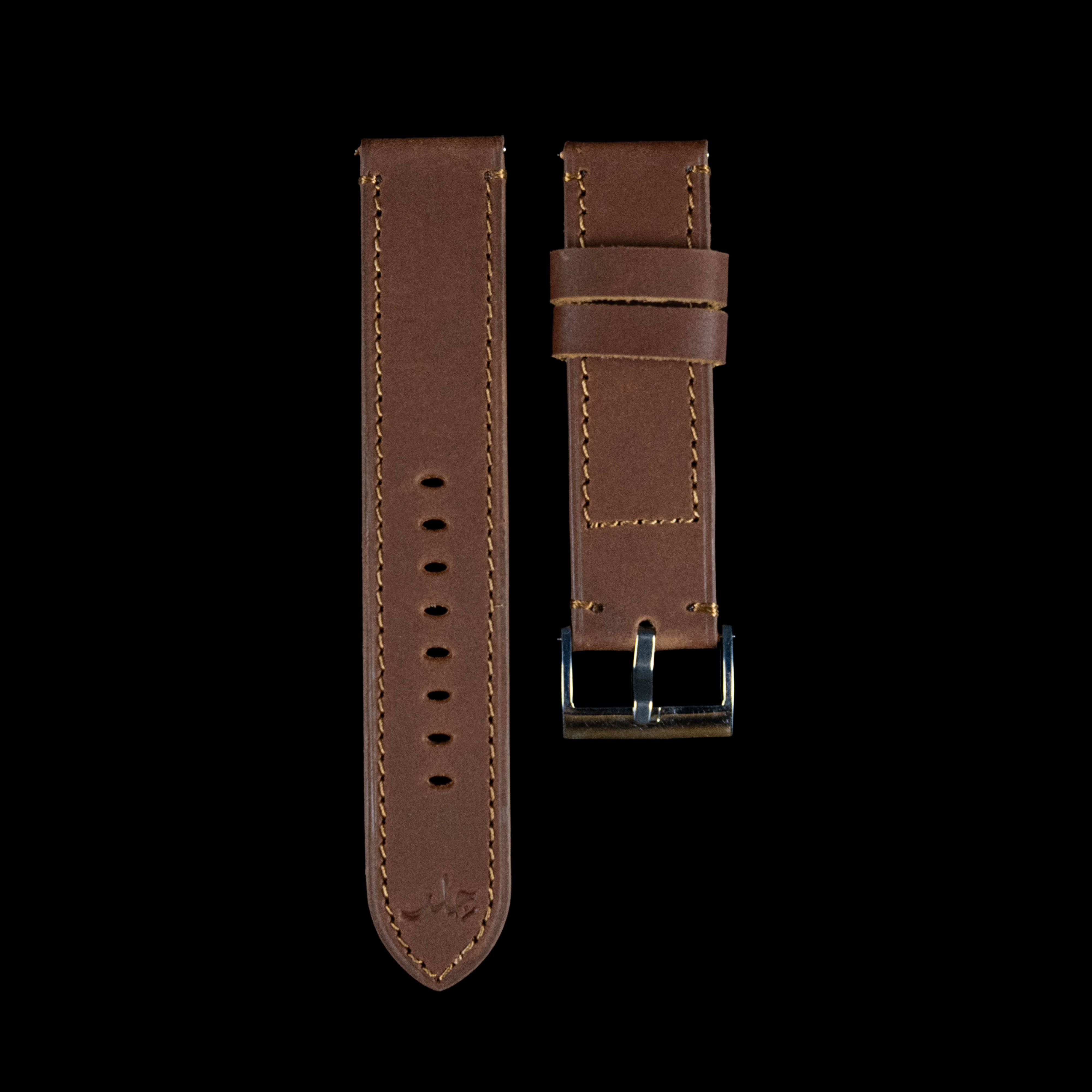 Smartwatch 22mm Strap - Leather Watch Band
