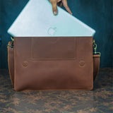 Laptag 16" - Leather Laptop Bag