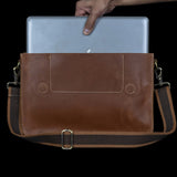 Laptag 14" - Leather Laptop Bag