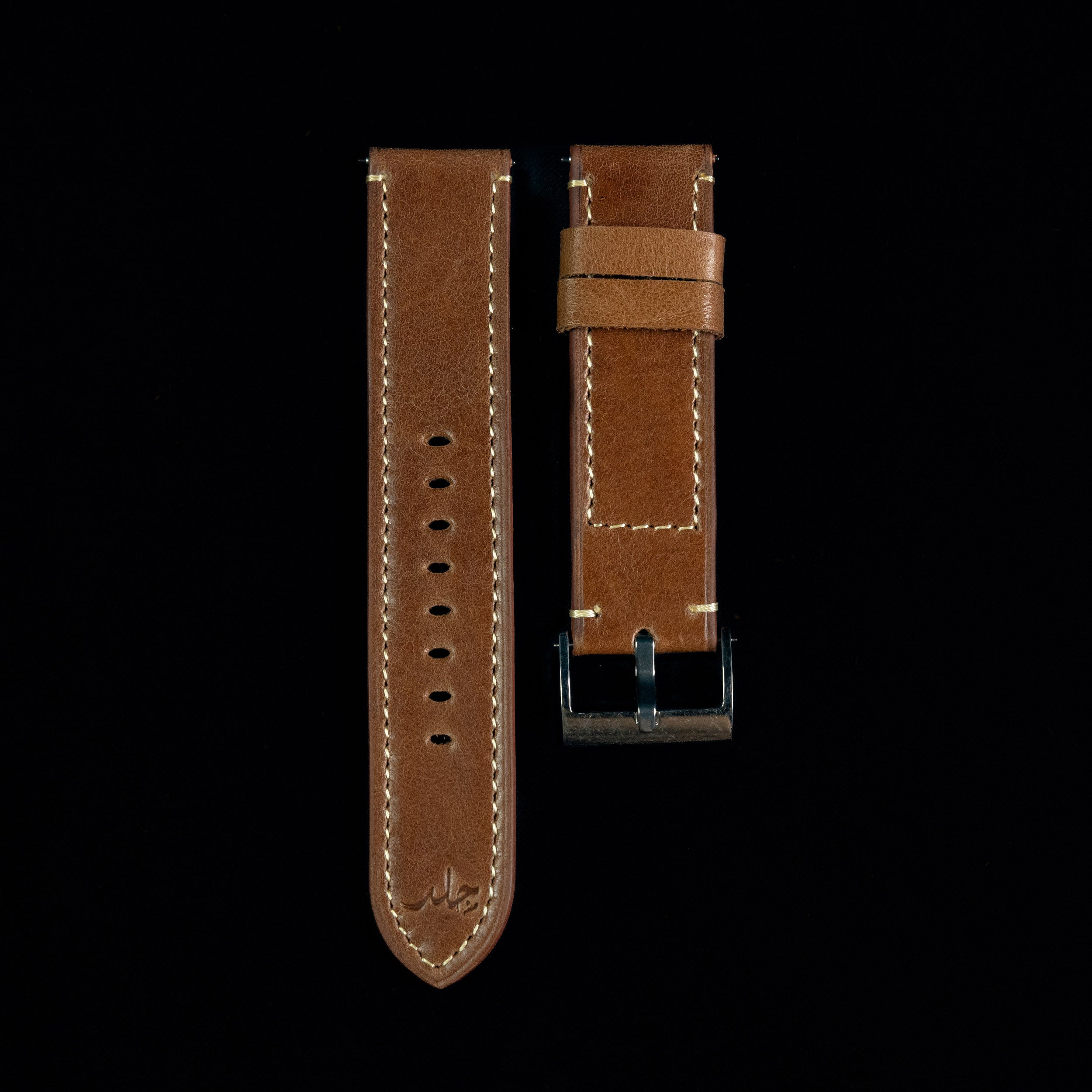 Smartwatch 22mm Strap - Leather Watch Band