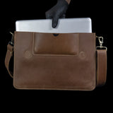Laptag 14" - Leather Laptop Bag