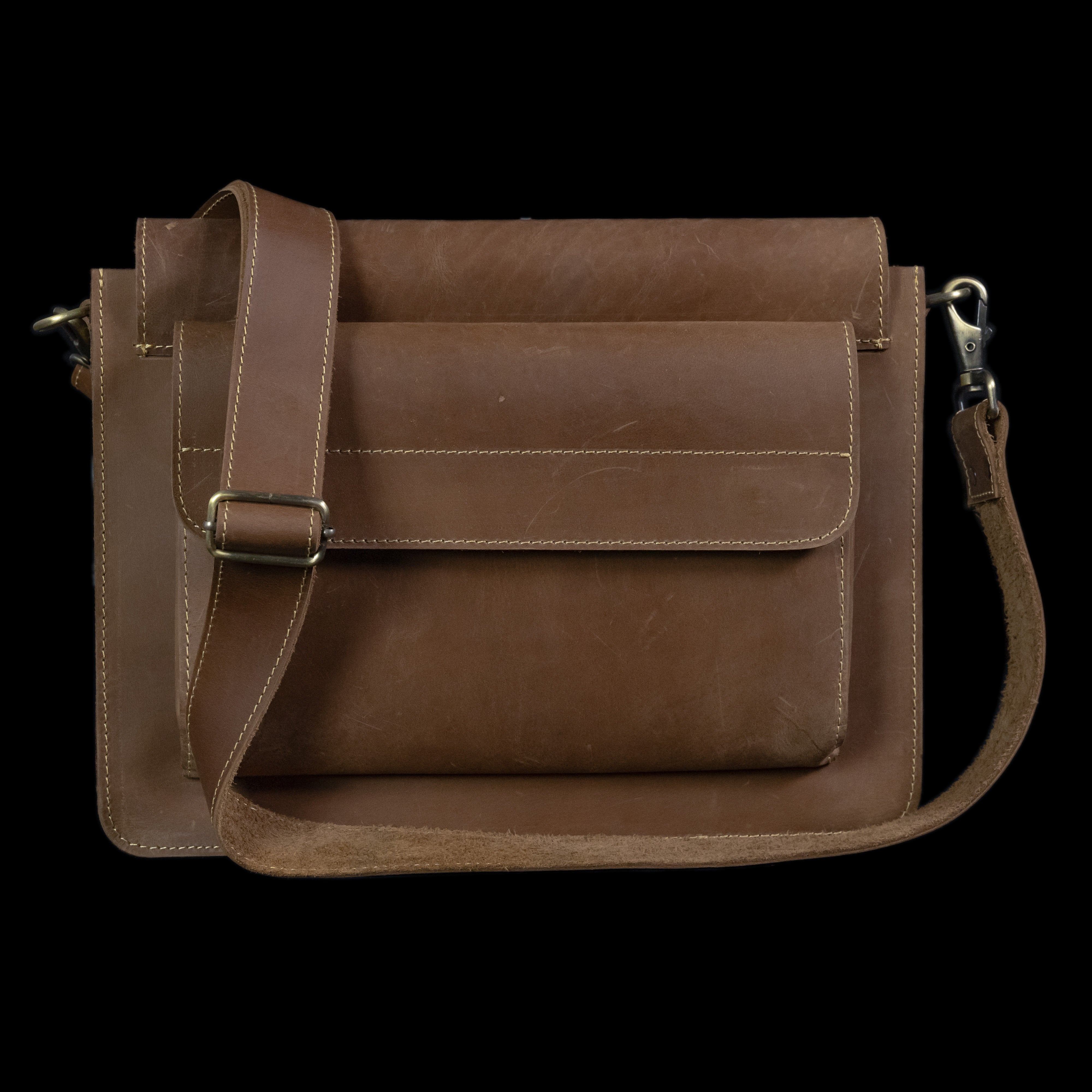 Laptag 14" - Leather Laptop Bag