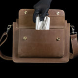 Laptag 14" - Leather Laptop Bag