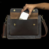 Laptag 16" - Leather Laptop Bag