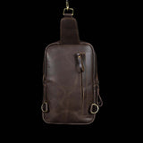 Crosser Vertical Leather Crossbody Bag