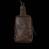 Crosser Vertical Leather Crossbody Bag